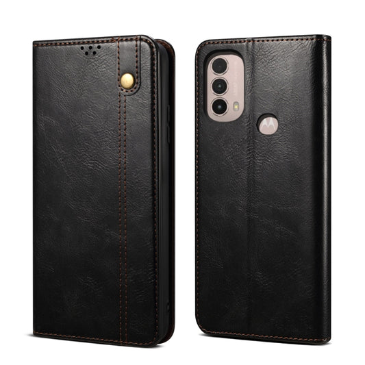 Oil Wax Crazy Horse Texture Leather Phone Case