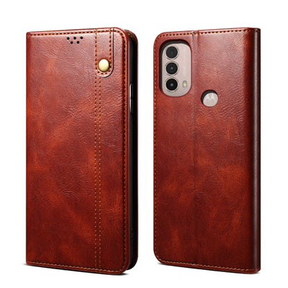 Oil Wax Crazy Horse Texture Leather Phone Case