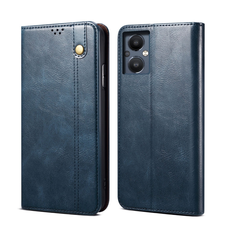 Oil Wax Crazy Horse Texture Leather Phone Case