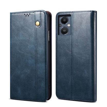 Oil Wax Crazy Horse Texture Leather Phone Case