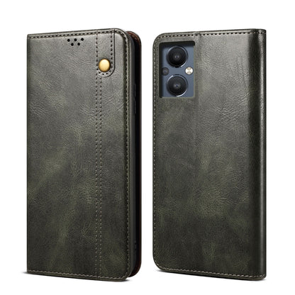 Oil Wax Crazy Horse Texture Leather Phone Case
