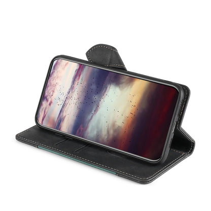 Skin Feel Straw Hat Magnetic Buckle Leather Phone Case