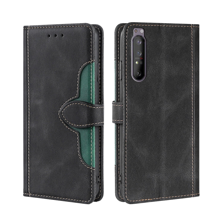 Skin Feel Straw Hat Magnetic Buckle Leather Phone Case