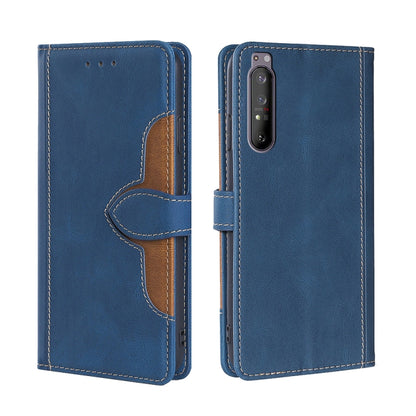 Skin Feel Straw Hat Magnetic Buckle Leather Phone Case