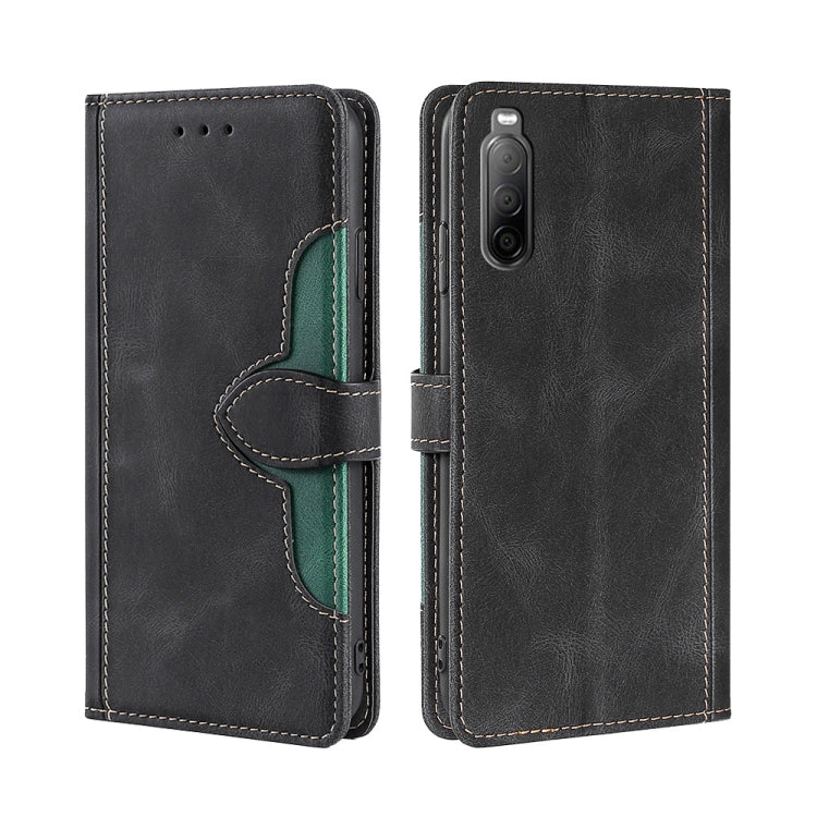 Skin Feel Straw Hat Magnetic Buckle Leather Phone Case