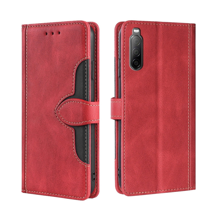 Skin Feel Straw Hat Magnetic Buckle Leather Phone Case