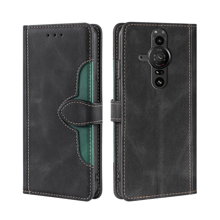 Skin Feel Straw Hat Magnetic Buckle Leather Phone Case