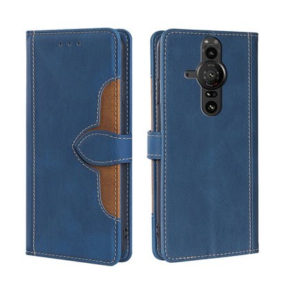 Skin Feel Straw Hat Magnetic Buckle Leather Phone Case