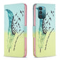 Colored Drawing Pattern Horizontal Flip Leather Phone Case