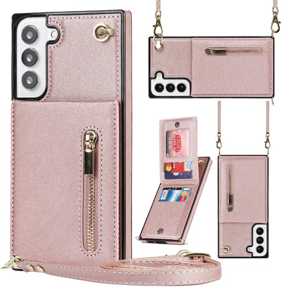 Cross-body Square Zipper Card Holder Bag Phone Case