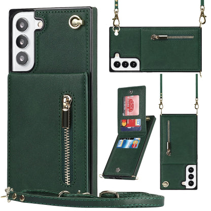 Cross-body Square Zipper Card Holder Bag Phone Case