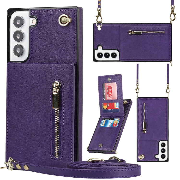 Cross-body Square Zipper Card Holder Bag Phone Case