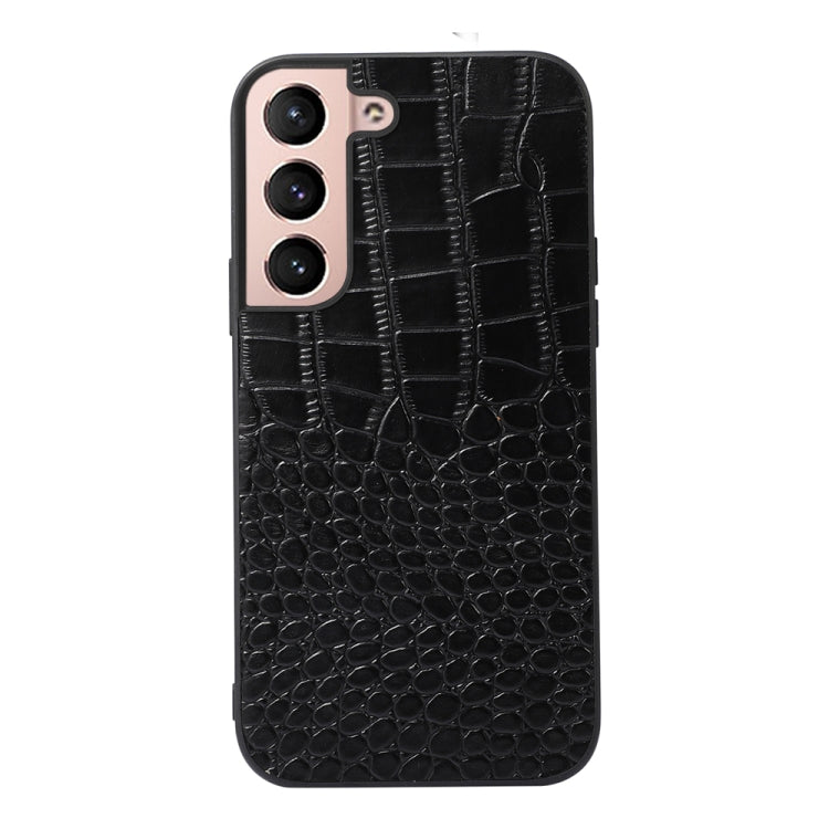 Crocodile Top Layer Cowhide Leather Phone Case, For Samsung Galaxy S22 5G, For Samsung Galaxy S22+ 5G, For Samsung Galaxy S22 Ultra 5G, For Samsung Galaxy Z Flip 3 5G, For Samsung Galaxy Z Fold2 5G, For Samsung Galaxy Z Fold3 5G