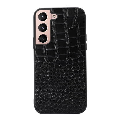 Crocodile Top Layer Cowhide Leather Phone Case, For Samsung Galaxy S22 5G, For Samsung Galaxy S22+ 5G, For Samsung Galaxy S22 Ultra 5G, For Samsung Galaxy Z Flip 3 5G, For Samsung Galaxy Z Fold2 5G, For Samsung Galaxy Z Fold3 5G