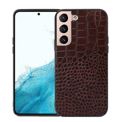 Crocodile Top Layer Cowhide Leather Phone Case, For Samsung Galaxy S22 5G, For Samsung Galaxy S22+ 5G, For Samsung Galaxy S22 Ultra 5G, For Samsung Galaxy Z Flip 3 5G, For Samsung Galaxy Z Fold2 5G, For Samsung Galaxy Z Fold3 5G