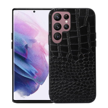 Crocodile Top Layer Cowhide Leather Phone Case, For Samsung Galaxy S22 5G, For Samsung Galaxy S22+ 5G, For Samsung Galaxy S22 Ultra 5G, For Samsung Galaxy Z Flip 3 5G, For Samsung Galaxy Z Fold2 5G, For Samsung Galaxy Z Fold3 5G