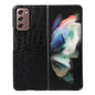 Crocodile Top Layer Cowhide Leather Phone Case, For Samsung Galaxy S22 5G, For Samsung Galaxy S22+ 5G, For Samsung Galaxy S22 Ultra 5G, For Samsung Galaxy Z Flip 3 5G, For Samsung Galaxy Z Fold2 5G, For Samsung Galaxy Z Fold3 5G
