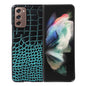 Crocodile Top Layer Cowhide Leather Phone Case