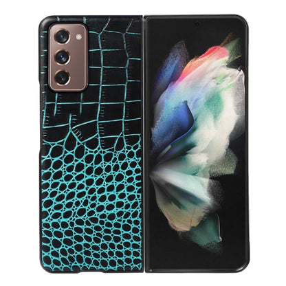 Crocodile Top Layer Cowhide Leather Phone Case, For Samsung Galaxy S22 5G, For Samsung Galaxy S22+ 5G, For Samsung Galaxy S22 Ultra 5G, For Samsung Galaxy Z Flip 3 5G, For Samsung Galaxy Z Fold2 5G, For Samsung Galaxy Z Fold3 5G