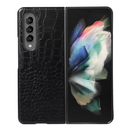 Crocodile Top Layer Cowhide Leather Phone Case, For Samsung Galaxy S22 5G, For Samsung Galaxy S22+ 5G, For Samsung Galaxy S22 Ultra 5G, For Samsung Galaxy Z Flip 3 5G, For Samsung Galaxy Z Fold2 5G, For Samsung Galaxy Z Fold3 5G