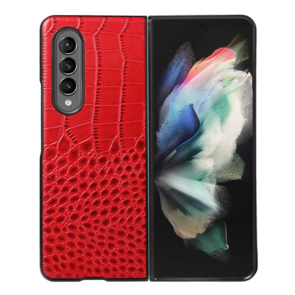 Crocodile Top Layer Cowhide Leather Phone Case, For Samsung Galaxy S22 5G, For Samsung Galaxy S22+ 5G, For Samsung Galaxy S22 Ultra 5G, For Samsung Galaxy Z Flip 3 5G, For Samsung Galaxy Z Fold2 5G, For Samsung Galaxy Z Fold3 5G