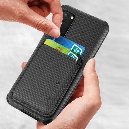 Carbon Fiber Leather Card Magsafe Phone Case