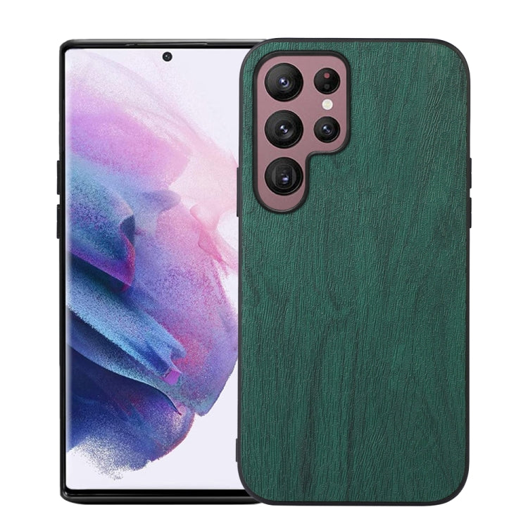 Wood Texture PU Phone Case