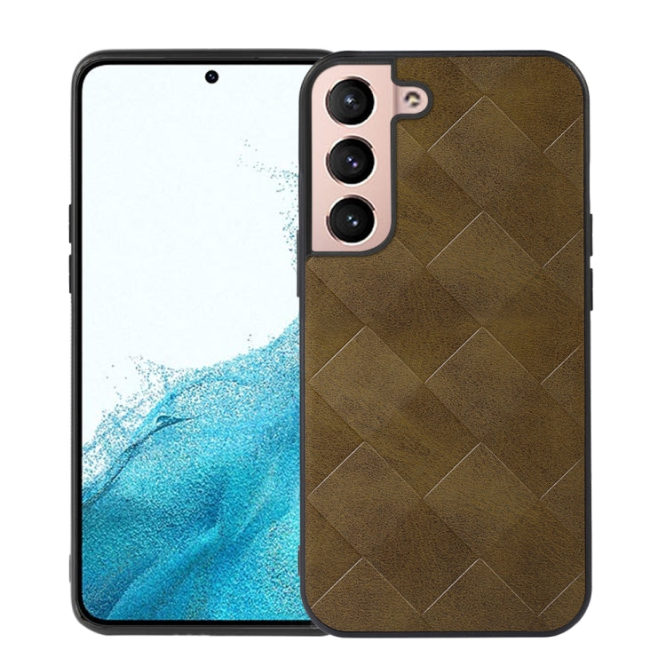 Weave Plaid PU Phone Case