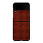 Weave Plaid PU Phone Case