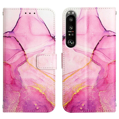 PT003 Marble Pattern Flip Leather Phone Case