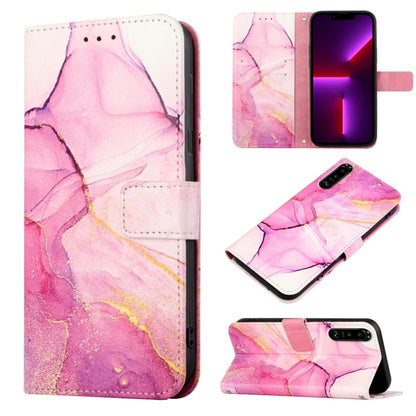 PT003 Marble Pattern Flip Leather Phone Case