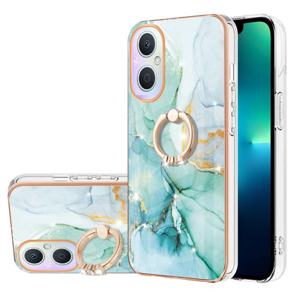 Electroplating Marble Pattern IMD TPU Phone Case with Ring Holder, Series 2