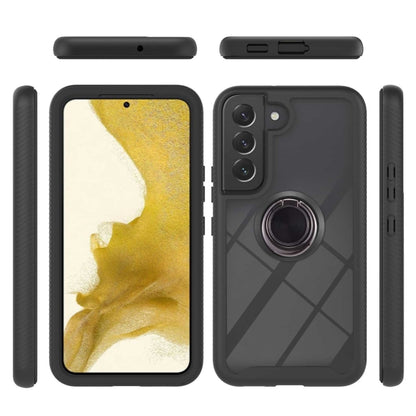 Shockproof PC + TPU Phone Case with Ring Holder