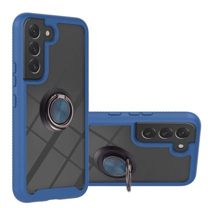 Shockproof PC + TPU Phone Case with Ring Holder