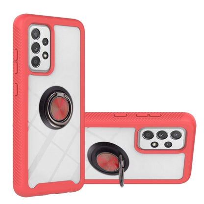 Shockproof PC + TPU Phone Case with Ring Holder, For Samsung Galaxy S22, For Samsung Galaxy S22+, For Samsung Galaxy S22 Ultra, For Samsung Galaxy A33 5G, For Samsung Galaxy A53 5G, For Motorola Moto G Power (2022) / G Pure