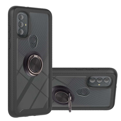 Shockproof PC + TPU Phone Case with Ring Holder, For Samsung Galaxy S22, For Samsung Galaxy S22+, For Samsung Galaxy S22 Ultra, For Samsung Galaxy A33 5G, For Samsung Galaxy A53 5G, For Motorola Moto G Power (2022) / G Pure