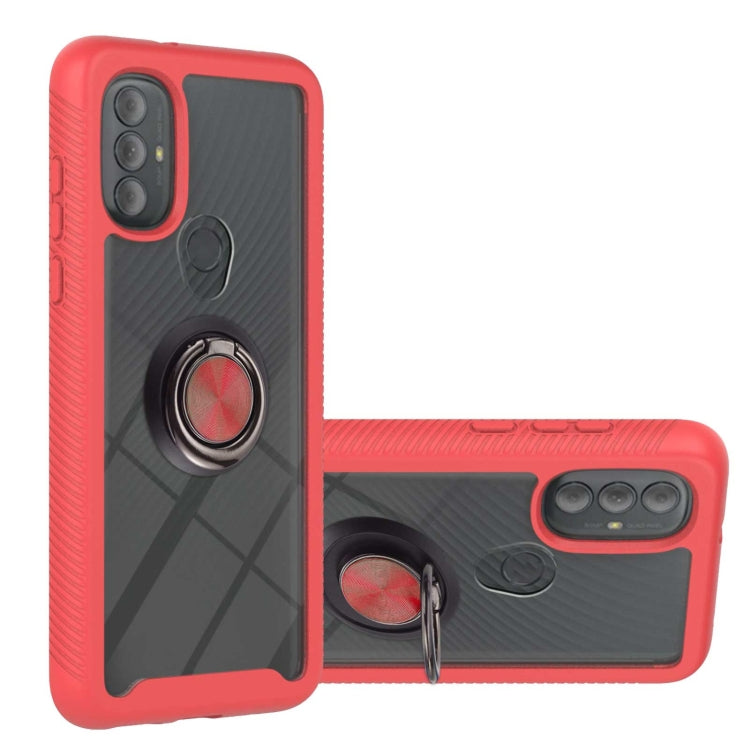 Shockproof PC + TPU Phone Case with Ring Holder