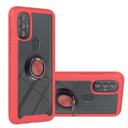 Shockproof PC + TPU Phone Case with Ring Holder