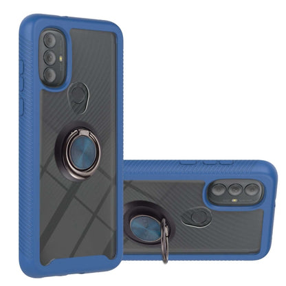 Shockproof PC + TPU Phone Case with Ring Holder