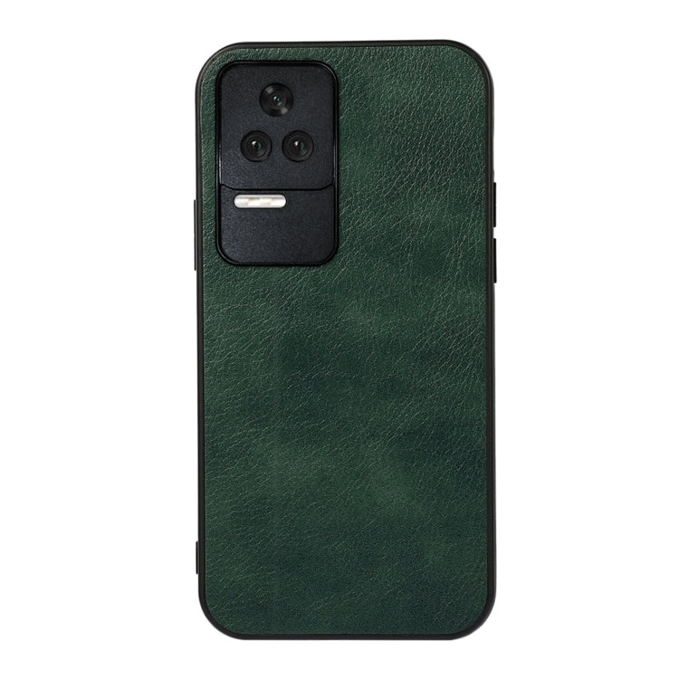Two-color Litchi Texture PU Phone Case, For OnePlus Nord CE 2 5G, For Xiaomi Redmi K40S 5G, For Xiaomi Redmi K50 / K50 Pro Fine Hole Version