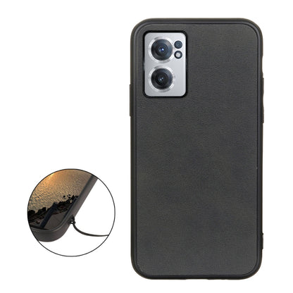 Two-color Cowhide Texture PU Shockproof Phone Case