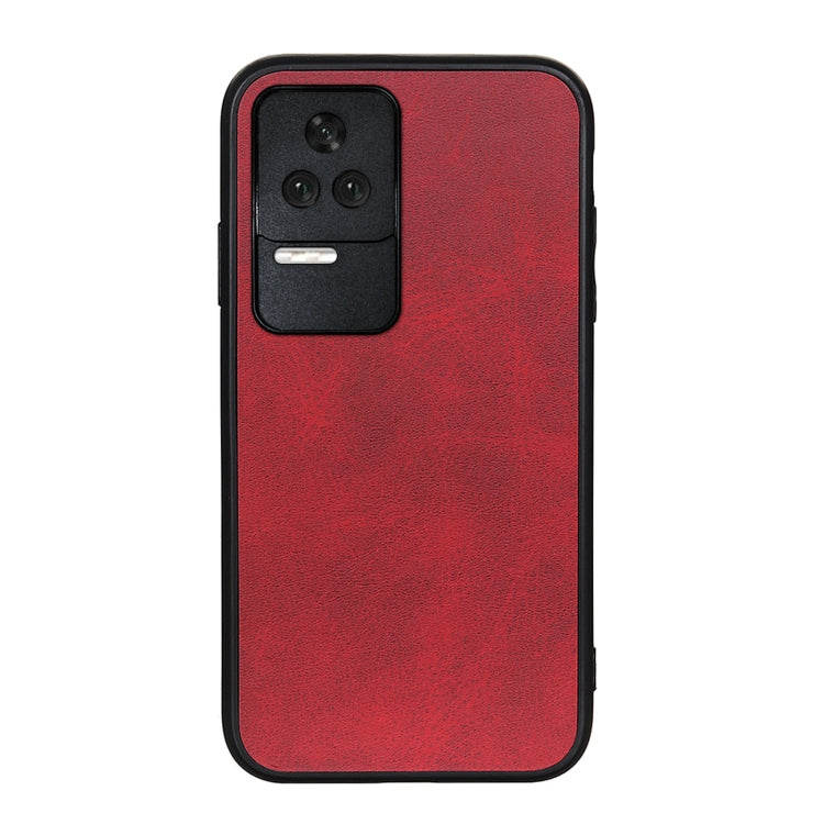 Two-color Cowhide Texture PU Shockproof Phone Case, For Xiaomi Redmi K40S 5G, For Xiaomi Redmi K50/K50 Pro Fine Hole Version, For OnePlus Nord CE 2 5G