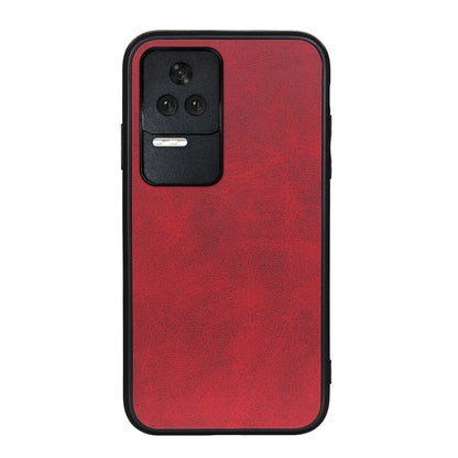 Two-color Cowhide Texture PU Shockproof Phone Case, For Xiaomi Redmi K40S 5G, For Xiaomi Redmi K50/K50 Pro Fine Hole Version, For OnePlus Nord CE 2 5G