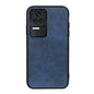 Two-color Cowhide Texture PU Shockproof Phone Case, For Xiaomi Redmi K40S 5G, For Xiaomi Redmi K50/K50 Pro Fine Hole Version, For OnePlus Nord CE 2 5G