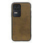 Two-color Cowhide Texture PU Shockproof Phone Case