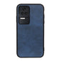 Two-color Cowhide Texture PU Shockproof Phone Case, For Xiaomi Redmi K40S 5G, For Xiaomi Redmi K50/K50 Pro Fine Hole Version, For OnePlus Nord CE 2 5G