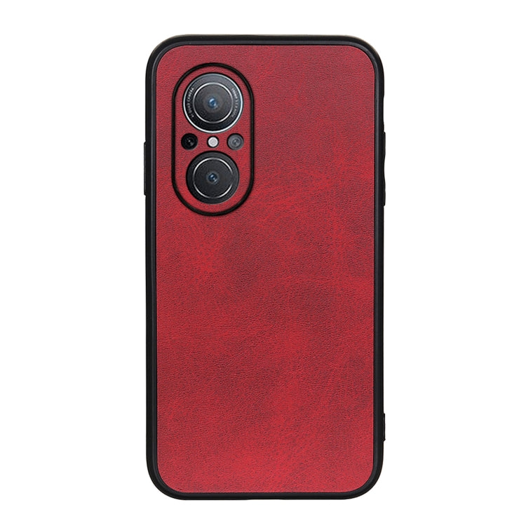 Two-color Cowhide Texture PU Shockproof Phone Case