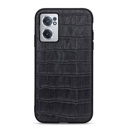 Crocodile Texture Genuine Leather Phone Case, For Xiaomi Redmi K40S 5G, For Xiaomi Redmi K50/K50 Pro Fine Hole, For OnePlus Nord CE 2 5G