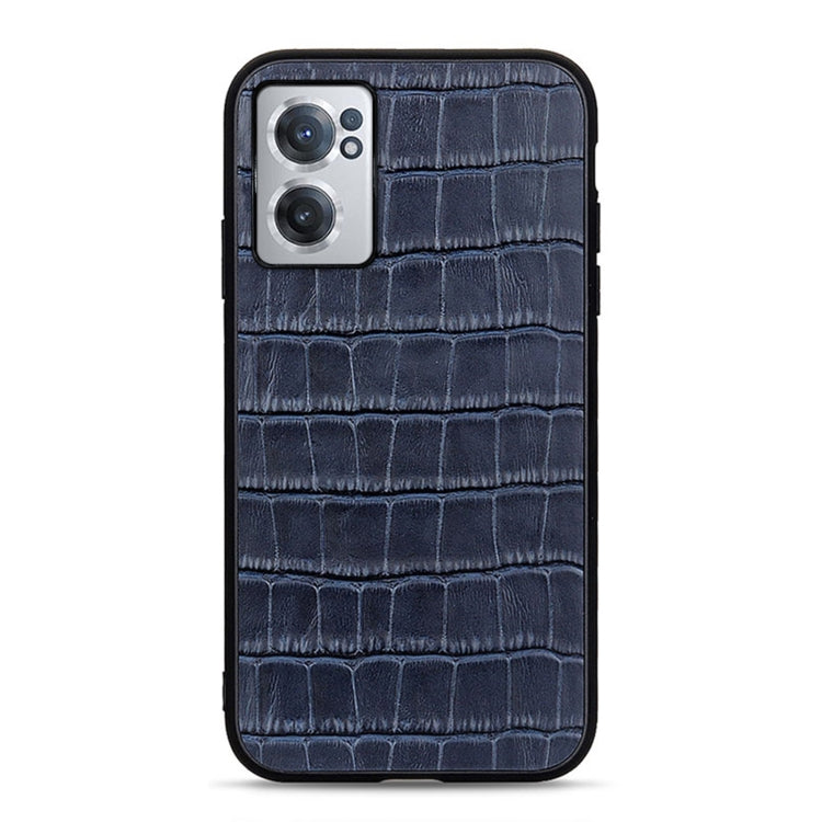 Crocodile Texture Genuine Leather Phone Case, For Xiaomi Redmi K40S 5G, For Xiaomi Redmi K50/K50 Pro Fine Hole, For OnePlus Nord CE 2 5G