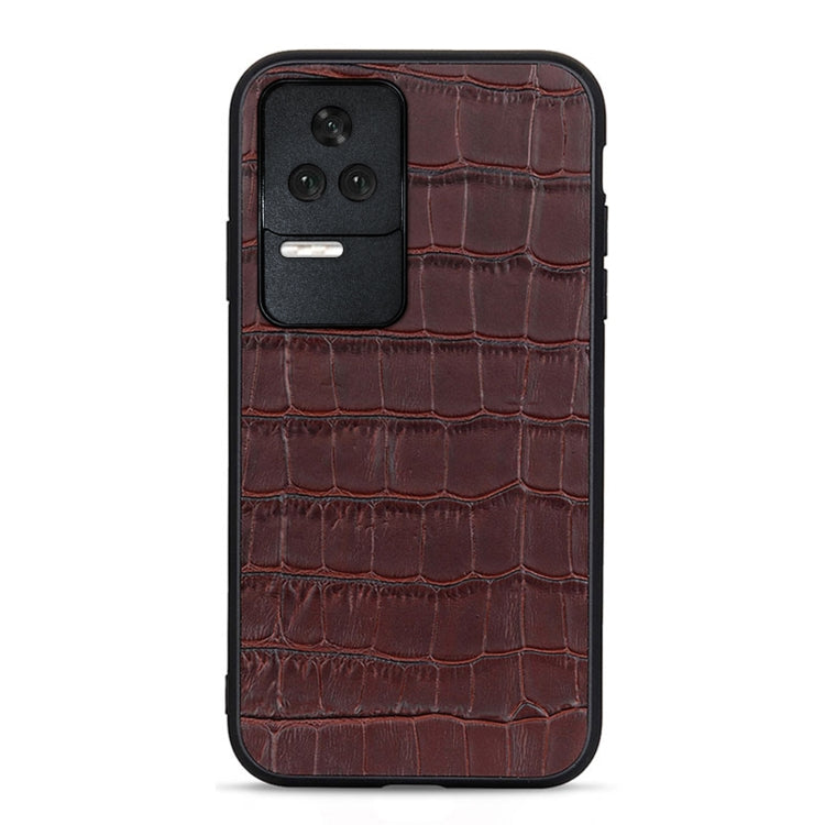 Crocodile Texture Genuine Leather Phone Case, For Xiaomi Redmi K40S 5G, For Xiaomi Redmi K50/K50 Pro Fine Hole, For OnePlus Nord CE 2 5G